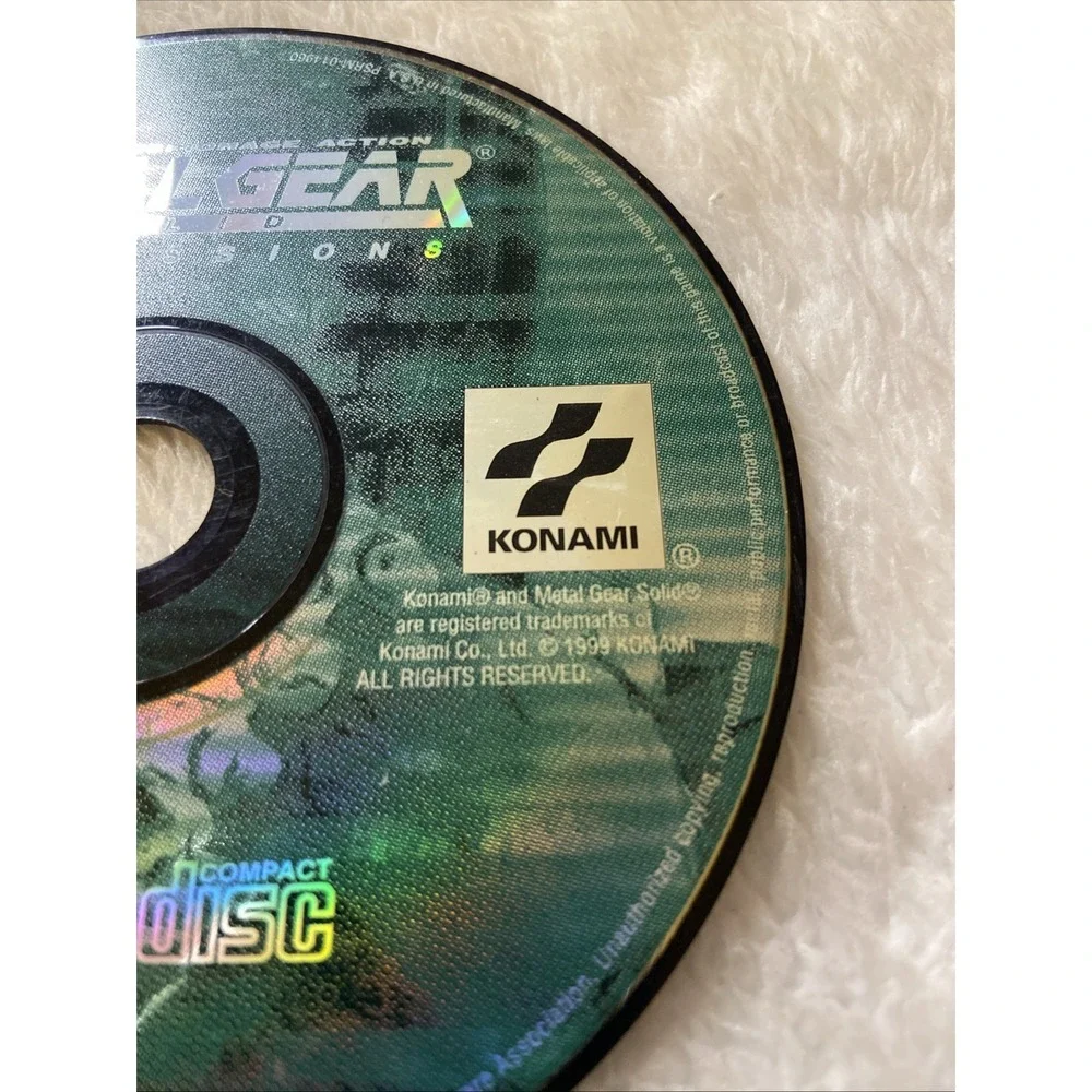 Metal Gear Solid VR Missions Sony PlayStation 1‎ PS1 Disc Only 1999 Jewel Case